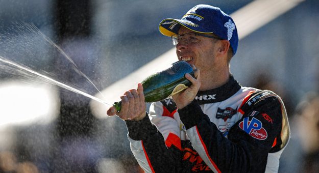 #8: Tower Motorsports, ORECA LMP2 07, LMP2: Sebastien Bourdais, Champagne