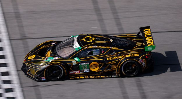 #13: 13 Autosport, Corvette Z06 GT3.R, GTD: Orey Fidani, Matthew Bell, Lars Kem, Ben Green