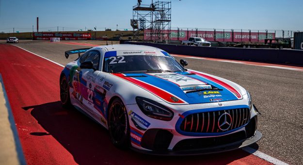 #22: Mad Joker Racing by Lone Star Racing, Mercedes-AMG GT GT4, GSX: Marc Austin