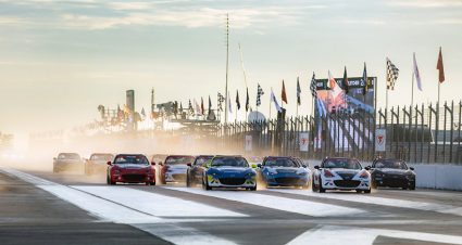 Gossett Masters Tricky St. Pete Conditions for First Mazda MX-5 Cup Win