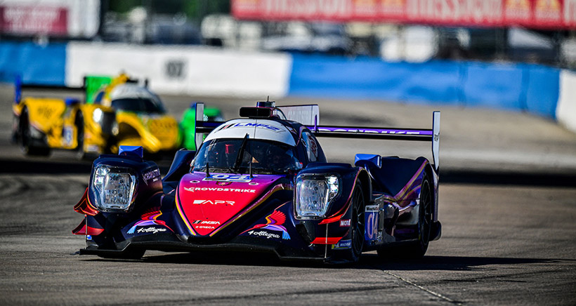 #04: Crowdstrike Racing by APR, ORECA LMP2 07, LMP2: George Kurtz, Malthe Jakobsen, Toby Sowery