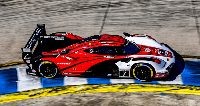 #7: Porsche Penske Motorsports, Porsche 963, GTP: Felipe Nasr, Nick Tandy, Laurens Vanthoor