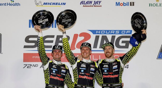 #14: VasserSullivan, Lexus RC F GT3, GTD PRO: Jack Hawksworth, Ben Barnicoat, Kyle Kirkwood