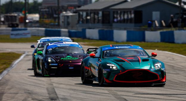 #71: Rebel Rock Racing, Aston Martin Vantage AMR GT4 Evo, GS: Robin Liddell, Frank DePew