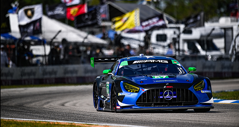 #57: WINWARD RACING, Mercedes-AMG GT3, GTD: Russell Ward, Philip Ellis, Indy Dontje
