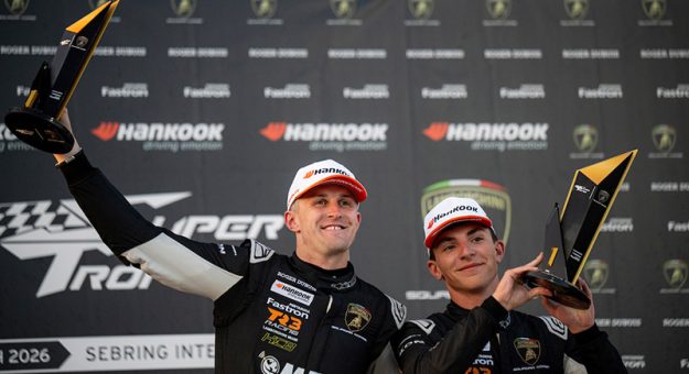 29 Elias De La Torre, Will Bamber, TR3 Racing, Lamborghini Miami,  Lamborghini Huracan Super Trofeo Evo2 March 18-20, 2026: Lamborghini Super Trofeo Sebring