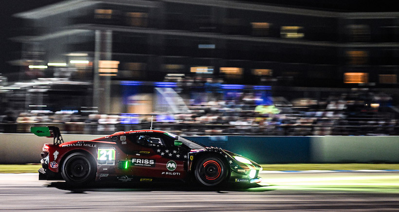 #21: Af Corse Usa, Ferrari 296 GT3 EVO, GTD: Simon Mann, Lilou Wadoux Ducellier, Antonio Fuoco