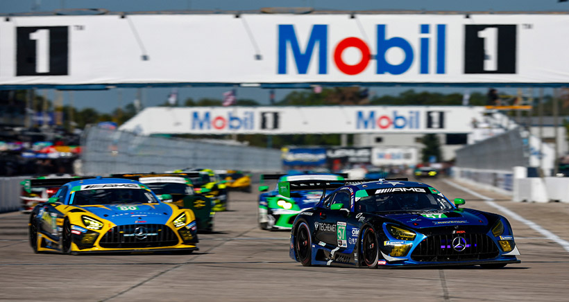 #57: WINWARD RACING, Mercedes-AMG GT3, GTD: Russell Ward, Philip Ellis, Indy Dontje