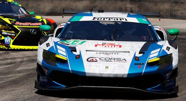 #34: Conquest Racing, Ferrari 296 GT3 EVO, GTD: Manny Franco, Albert Costa