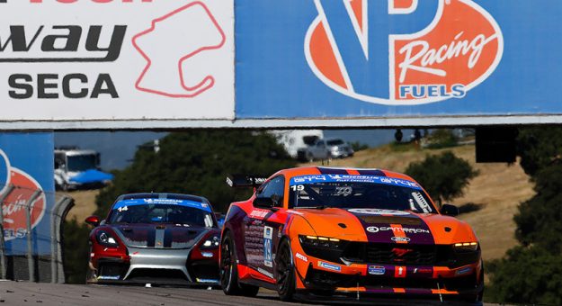 #19: Stephen Cameron Racing, Ford Mustang GT4 RS CS, GS: Sean Quinlan, Gregory Liefooghe