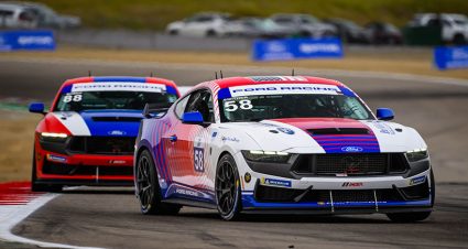 Smither Scores First Mustang Challenge Win, Loftsgard Continues Winning Streak