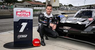 #40: Cadillac Wayne Taylor Racing, Cadillac V-Series.R, GTP: Jordan Taylor, Louis Deletraz, Motul Pole Award