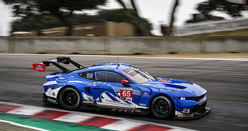 #65: Ford Racing, Ford Mustang GT3, GTD Pro: Christopher Mies, Frederic Vervisch