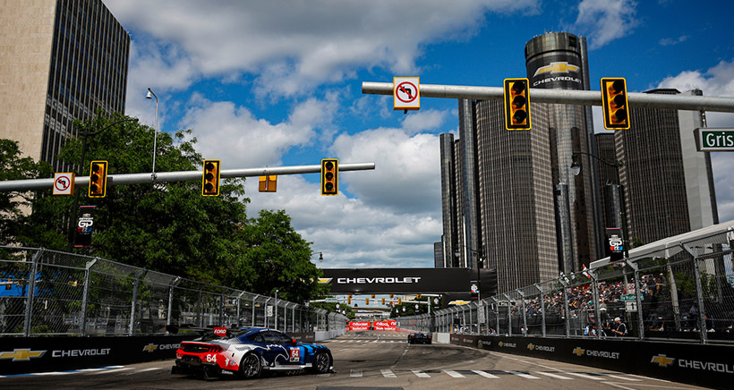 #64: Ford Multimatic Motorsports, Ford Mustang GT3, GTD PRO: Mike Rockenfeller, Sebastian Priaulx