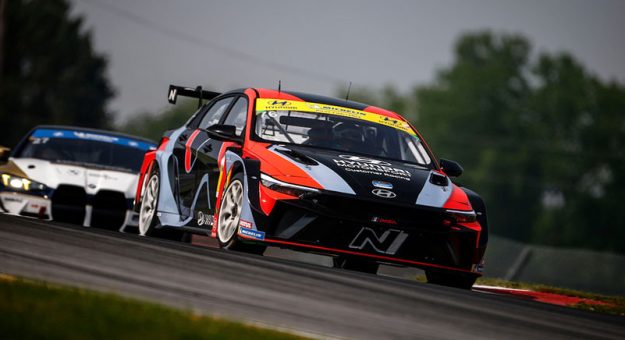 #76: Bryan Herta Autosport with Curb Agajanian, Hyundai Elantra N TCR, TCR: Preston Brown, Denis Dupont