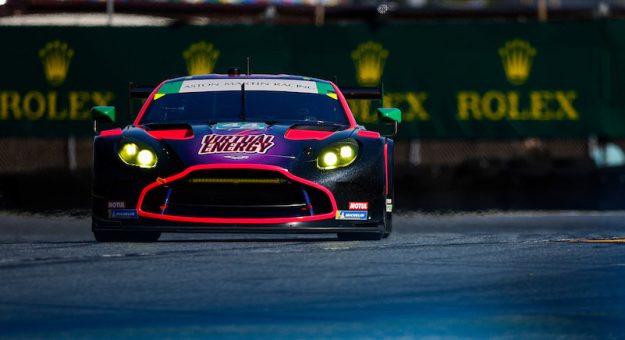 #44: Magnus Racing, Aston Martin Vantage GT3 Evo, GTD: John Potter, Spencer Pumpelly, Nicki Thiim, Madison Snow