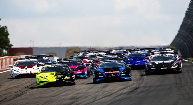 29 Elias De La Torre, Will Bamber, TR3 Racing, Lamborghini Miami, Lamborghini Huracan Super Trofeo Evo2  1 Danny Formal, Hampus Eriksson, Wayne Taylor Racing Lamborghini WTR, Lamborghini Palm Beach, Lamborghini Huracan Super Trofeo Evo2