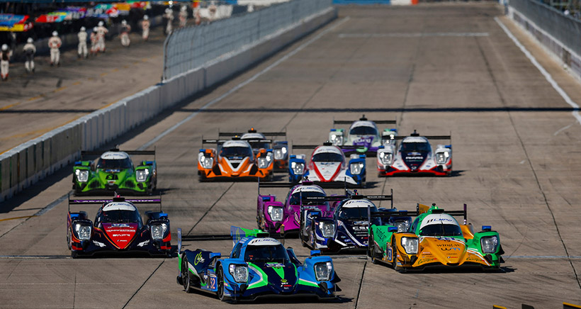 #52: Bryan Herta Autosport with PR1/Mathiasen, ORECA LMP2 07, LMP2: Misha Goikhberg, Parker Thompson, Harry Tincknell
