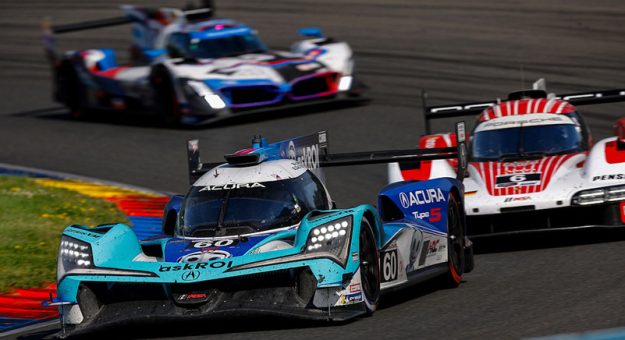 #60: Acura Meyer Shank Racing w/Curb Agajanian, Acura ARX-06, GTP: Tom Blomqvist, Colin Braun