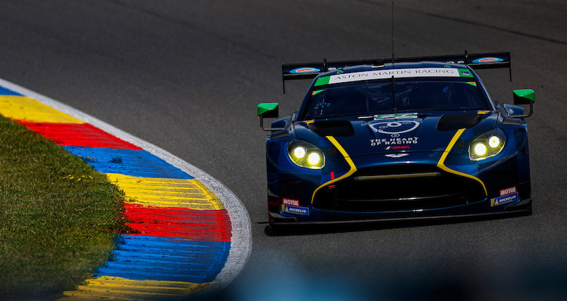 #27: Heart of Racing Team, Aston Martin Vantage GT3 Evo, GTD: Tom Gamble, Dudu Barrichello, Zacharie Robichon
