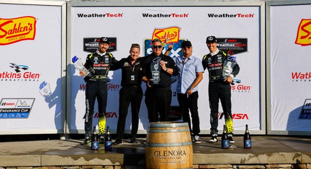 GTD Pro Podium, #14: Vasser Sullivan Racing, Lexus RC F GT3, GTD Pro: Jack Hawksworth, Ben Barnicoat