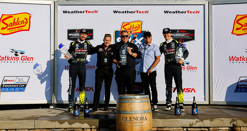 Hawksworth, Barnicoat See Victory Lane with Lexus Once Again