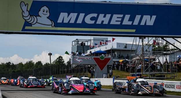 #04: Crowdstrike Racing by APR, ORECA LMP2 07, LMP2: George Kurtz, Alex Quinn, #73: Pratt Miller Motorsports, ORECA LMP2 07, LMP2: Pietro Fittipaldi, Chris Cumming, Start