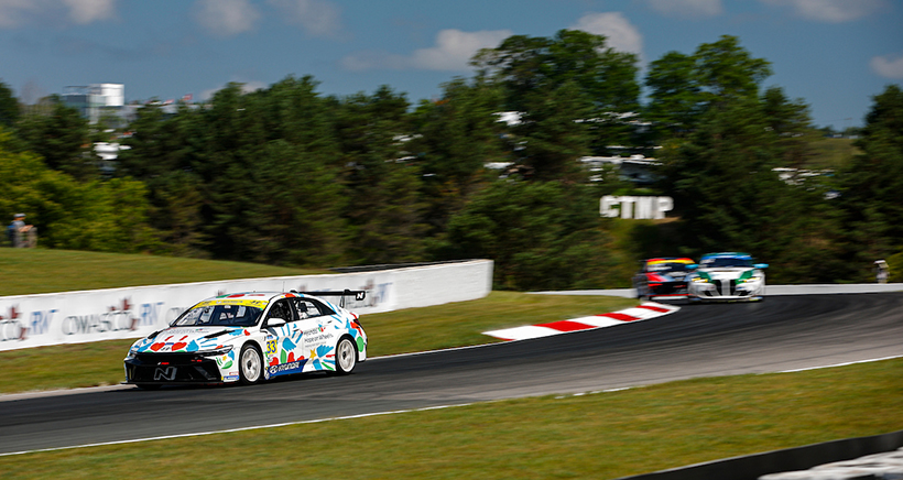#33: Bryan Herta Autosport with Curb Agajanian, Hyundai Elantra N TCR, TCR: Bryson Morris, Mason Filippi