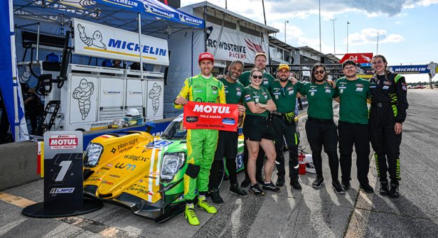 #43: Inter Europol Competition, ORECA LMP2 07, LMP2: Jeremy Clarke, Tom Dillmann, Motul Pole Award