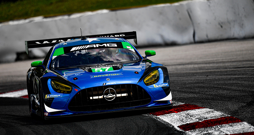 #57: WINWARD RACING, Mercedes-AMG GT3, GTD: Russell Ward, Philip Ellis