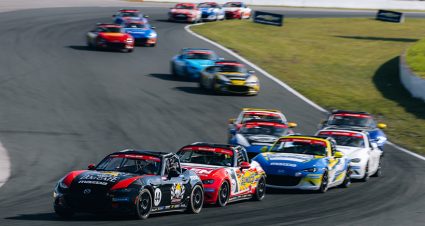 Gossett Gets Lucky with Second Win of Whelen Mazda MX-5 Cup Season
