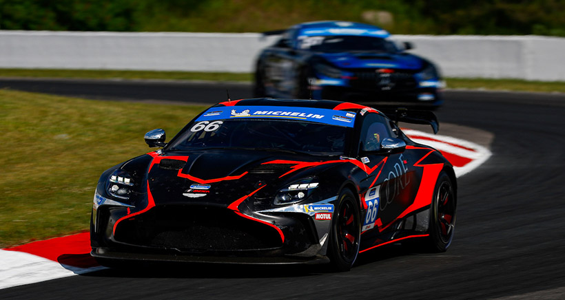 #66: Car Blanche, Aston Martin Vantage AMR GT4 EVO, GS: Allen Patten, Trenton Estep