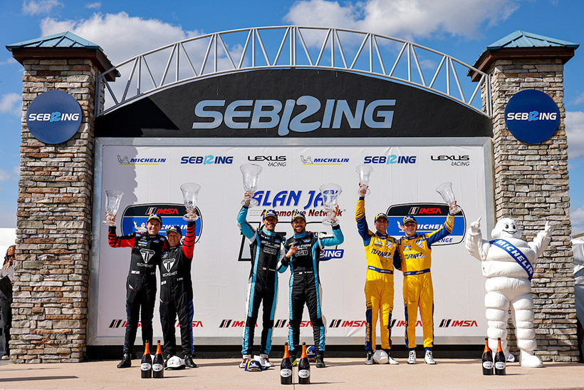 GS Winners, #44: Ibiza Farm Motorsport, McLaren Artura GT4, GS: Moisey Uretsky, Michael Cooper, #57: WINWARD RACING, Mercedes-AMG GT GT4, GS: Bryce Ward, Daan Arrow, #95: Turner Motorsport, BMW M4 GT4 EVO, GS: Dillon Machavern, Luca Mars
