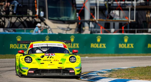 #911: Manthey, Porsche 911 GT3 R (992), GTD Pro: Thomas Preining, Klaus Bachler, Ricardo Feller