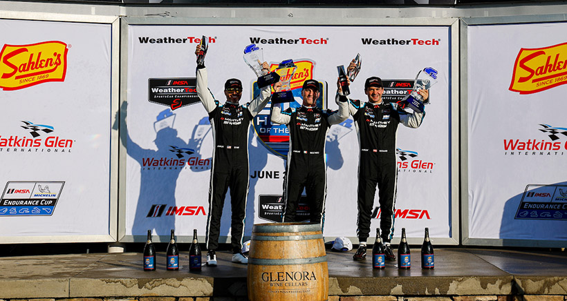 GTD Podium, #912: Manthey 1St Phorm, Porsche 911 GT3 R (992), GTD: Ryan Hardwick, Riccardo Pera, Richard Lietz,