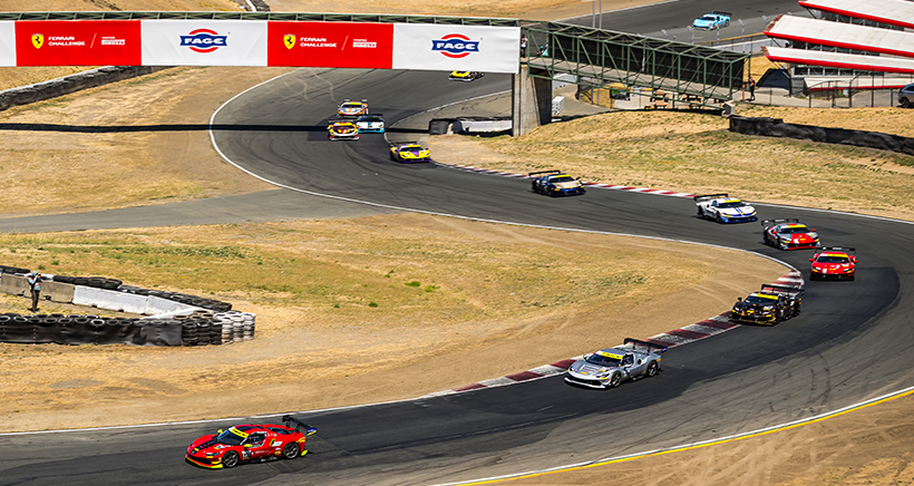 Last-Lap Dash Highlights Ferrari Challenge Conclusion to Sonoma