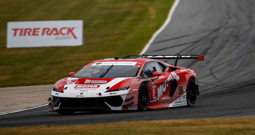 #9: Pfaff Motorsports, Lamborghini Huracan GT3 EVO2, GTD Pro: Andrea Caldarelli, Sandy Mitchell