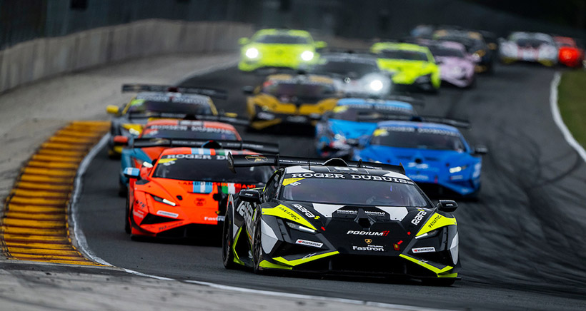 No. 81, Ian Porter and Chloe Chambers, RAFA Racing Team, ProAm, Lamborghini Austin, Motul SportsCar Endurance Grand Prix, Road America - Elkhart Lake, Wisconsin, July 30 - August 02, 2026
