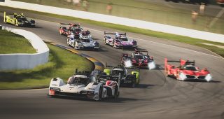 02.11.2025, IMSA Esports Global Championship, Round 1, Road Atlanta, #91, Porsche Coanda Esports Racing Team Porsche: Jordan Caruso, Josh Rogers, #60, SOELPEC Precision Racing Porsche: Jordan Johnson, Arun Phull