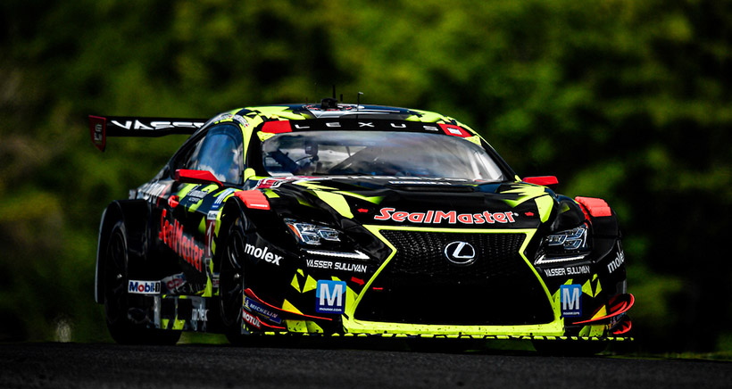 #14: Vasser Sullivan Racing, Lexus RC F GT3, GTD Pro: Jack Hawksworth, Ben Barnicoat