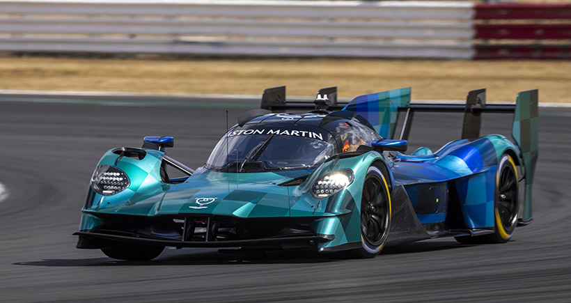 Aston Martin Valkyrie Tests Updates in Silverstone