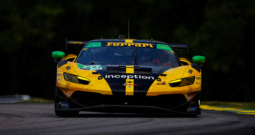 #70: Inception Racing, Ferrari 296 GT3 EVO, GTD: Brendan Iribe, Frederik Schandorff