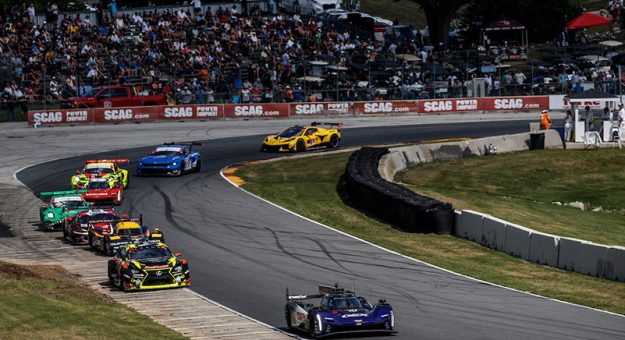 #10: Cadillac Wayne Taylor Racing, Cadillac V-Series.R, GTP: Ricky Taylor, Filipe Albuquerque, #14: Vasser Sullivan Racing, Lexus RC F GT3, GTD Pro: Jack Hawksworth, Ben Barnicoat
