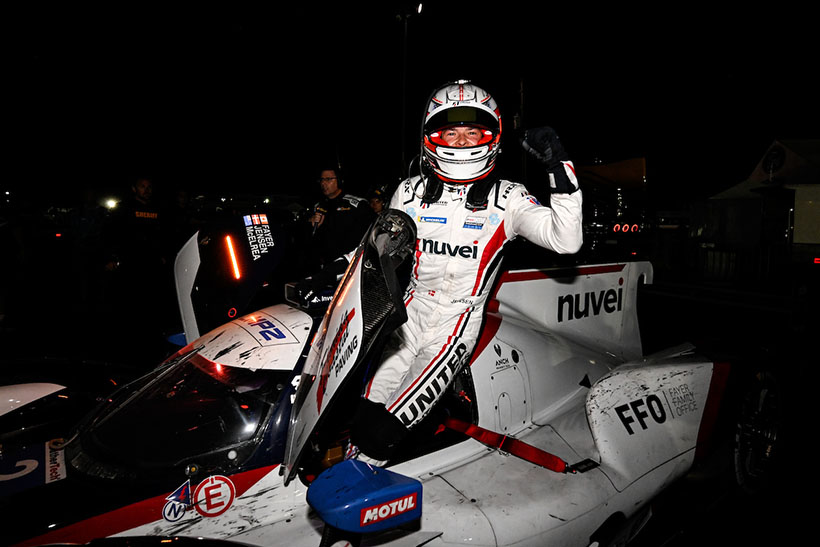 #2: United Autosports USA, ORECA LMP2 07, LMP2: Phil Fayer, Hunter McElrea, Mikkel Jensen, Podium