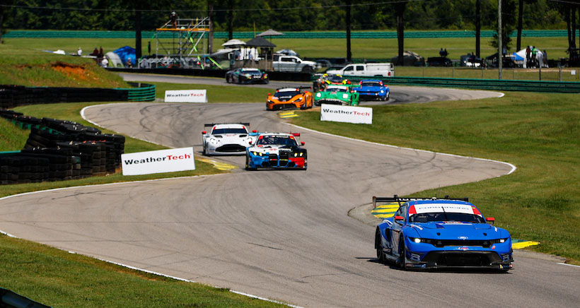 #64: Ford Racing, Ford Mustang GT3, GTD Pro: Ben Barker, Dennis Olsen