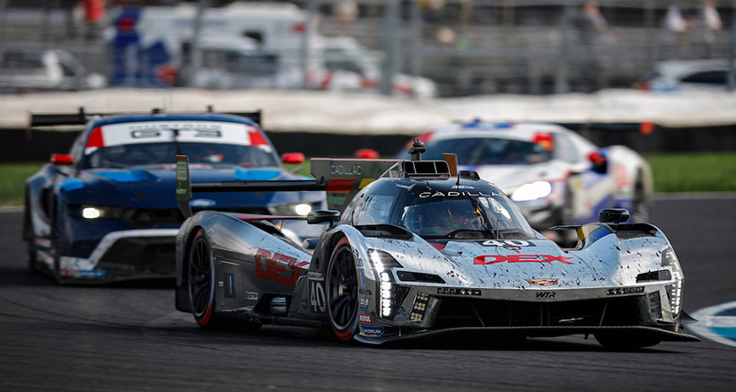 #40: Cadillac Wayne Taylor Racing, Cadillac V-Series.R, GTP: Jordan Taylor, Louis Deletraz