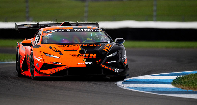 De La Torre Pairs with Lind to Win Lamborghini Super Trofeo North America Race 1 at Indy