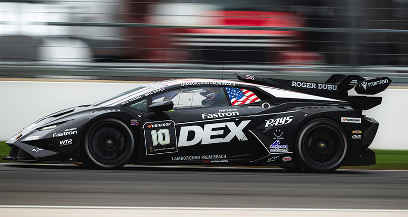 10, Graham Doyle; Danny Formal, ProAM, Wayne Taylor Racing, Lamborghini Palm Beach, Lamborghini Huracan Super Trofeo Evo2, TireRack.com Battle on the Bricks, Indianapolis Motor Speedway - Indianapolis, Indiana, September 18 - September 20, 2026
