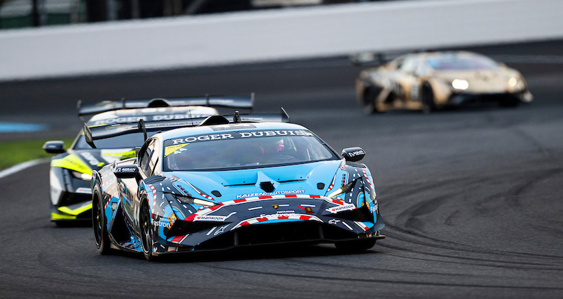 44, Seth Henry; Wyatt Foster, ProAM, Kaizen Autosport, Lamborghini Palm Beach, Lamborghini Huracan Super Trofeo Evo2, TireRack.com Battle on the Bricks, Indianapolis Motor Speedway - Indianapolis, Indiana, September 18 - September 20, 2026