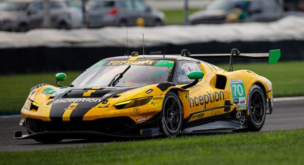 #70: Inception Racing, Ferrari 296 GT3 EVO, GTD: Brendan Iribe, Frederik Schandorff